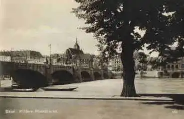 Basel Mittlere Rheinbrücke o 30.4.1934