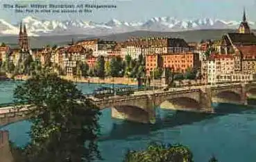 Basel Mittlere Rheinbrücke o 26.1.1940