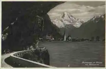 Flüelen Axenstrasse Bristenstock * ca. 1930