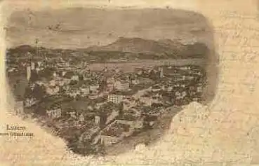 Luzern vom Gütsch aus o 25.7.1899