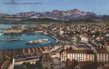 Romanshorn mit Säntis o ca. 1929