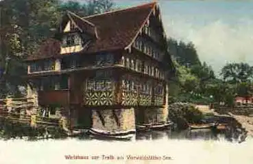 Seelisberg Wirtshaus zur Treib am Vierwaldstätter See  * ca.1910