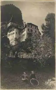 Wimmis Schloss mit Burgfluh o 1923