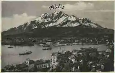 Luzern mit Pilatus * ca. 1940