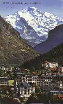 Interlaken mit Jungfrau  * ca. 1920