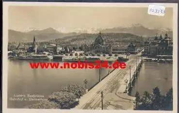 Luzern Seebrücke Bahnhof *1926