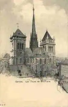 Geneve Les Tours de St.Pierre *ca. 1900