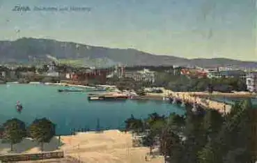 Zürich Quaibrücke Uetliberg o 4.10.1911