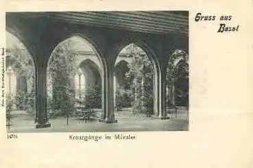 Basel  Kreuzgänge im Münster * ca. 1900
