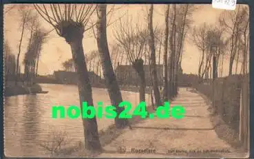 Roeselare Het kleine dok en het Ziekenhuis Provinz Westflandern o 24.5.1917