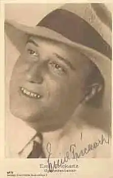 Frickartz Emil Operettentenor mit Original-Autogramm