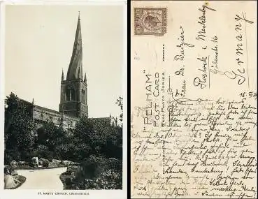 Chesterfield St. Marys church o 1929