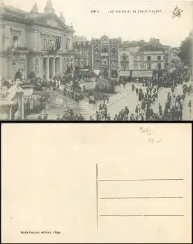 Spa Les Bains et ia place Royale * ca.1910