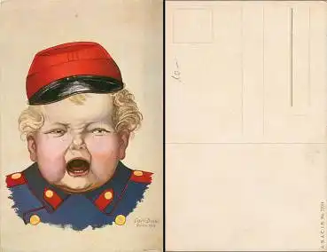 Kind in Uniform sig Carl Diehl *ca.1916