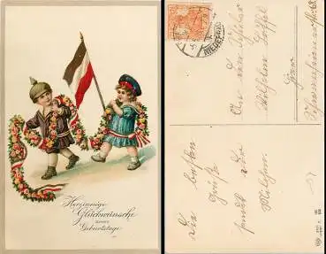 Patriotika Kinder in Uniform  o 5.5.1918
