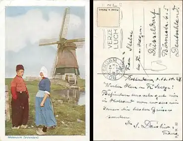 Volendam Molenzicht  Windmühle o 12.10.27