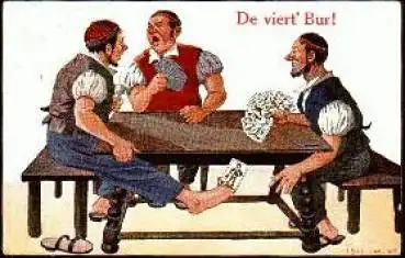 Feuerwehrmann mit Trompete, * ca. 1920