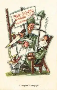 Friseur, Militär Schweiz,  * ca. 1940