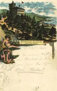 St.Anna-Schloss bei Rorschach Litho o 23.7.1901