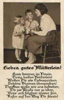 Mutter mit Kindern *ca. 1930