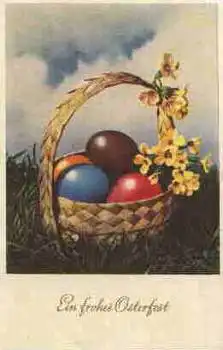 Ostereier im Korb  * ca. 1954