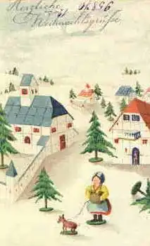 Weihnachten Wenau-Delila Künstlerkarte *ca.1920