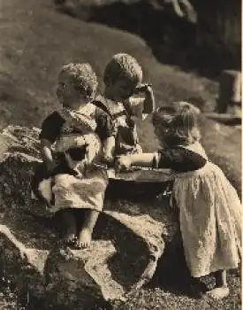 Spielende Kinder Echtfoto o 23.10.1937