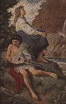 Feuerbach A. Künstlerkarte Ricordo da Tivoli * ca. 1920