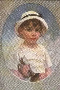 H. Gölz Künstlerkarte Junge mit Trompete "Bubi" * ca. 1920