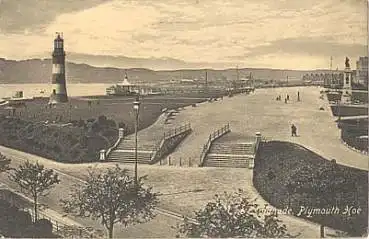 Plymouth Hoe Leuchtturm o 2.4.1913