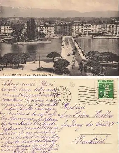 Genf Brücke o 9.10.1917