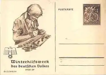 Winterhilfswerk des deutschen Volkes (WHW) 1938/39 Dezember