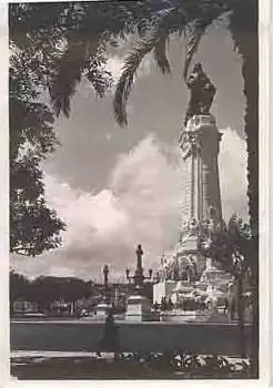 Lisabon Denkmal Echtfoto im Ak-Format  ca.1935