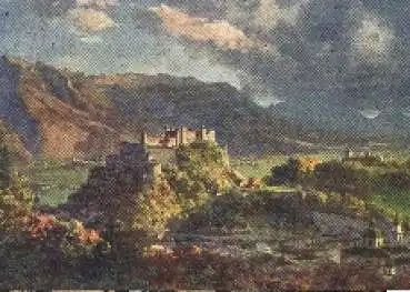 Salzburg Künstlerkarte o ca. 1930