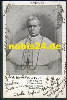 Papst Pius X. Giuseppe Sarto o 8.12.1905