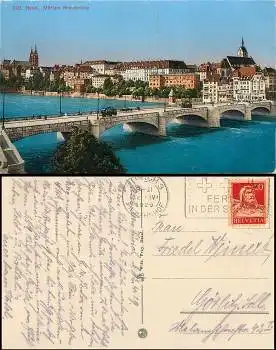 Basel Mittlere Rheinbrücke o 12.4.29