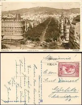 Barcelona Passeig de Gracia o 31.12.32