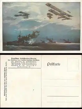 Deutscher Luftflotten-Verein Doppeldecker Künstlerkarte Hans Rudolf Schulze *1915