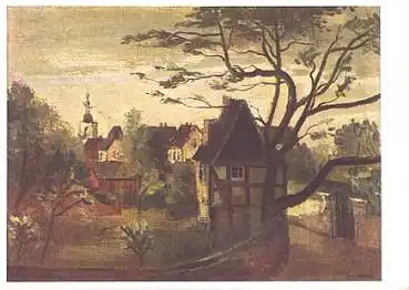 Künstler Hilfswerk 1937 Josef Horn Häuser in Soest Bild 69/XII