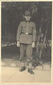 Reichsarbeitsdienst Echtfoto eine RAD-Mannes *ca.1934