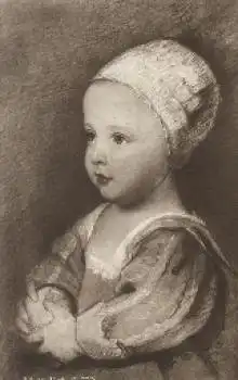 Ant. van Dyck Künstlerkarte Putto o 25.9.1921