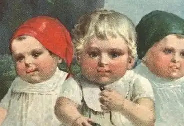 Kinder Künstlerkarte o ca. 1940