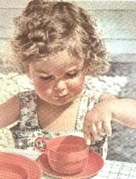 Kinder, Mädchen, Tasse * ca. 1940