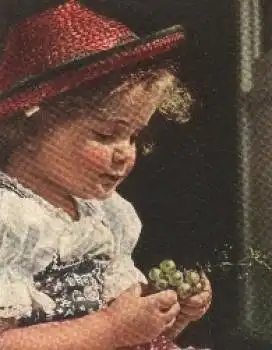 Kinder, Mädchen, Weintrauben * ca. 1940