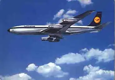 Boeing 707 Intercontinetal Jet Lufthansa Düsenflugzeug