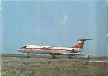 TU-134 Interflug Verlag Bild und Heimat 0614 K Düsenflugzeug