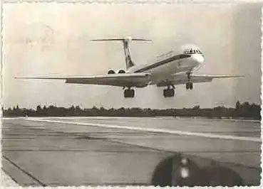 IL-62 Interflug Düsenflugzeug Verlag Bild und Heimat S 1/24 K o 9.8.1977