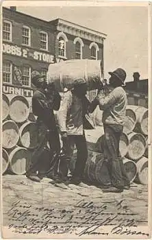 Atalanta Lastenträger Negroes unloading Cargo  o 9.10.1906