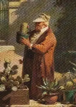 Karl Spitzweg "Im Ruhestand" Künstlerkarte  * ca. 1970