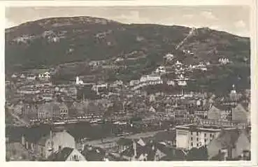 Bergen Hafen Norwegen * 1929